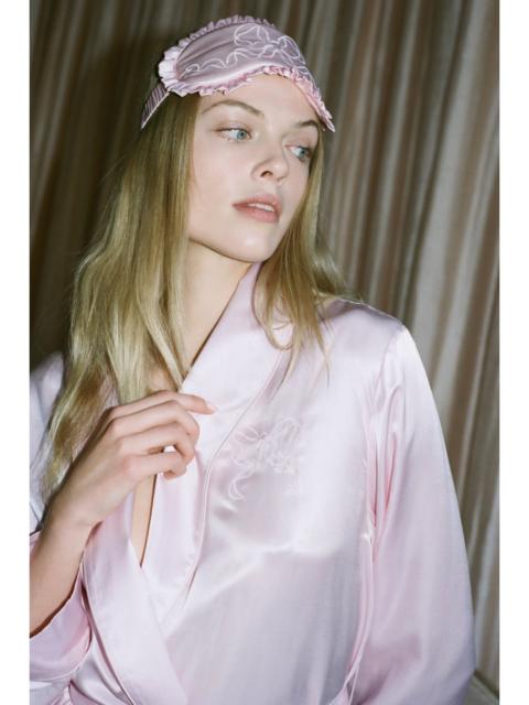 LoveShackFancy Silk-Blend Robe