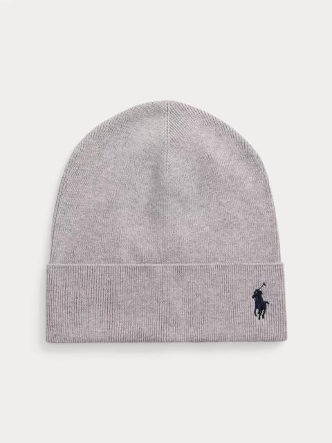 Polo Ralph Lauren Rib-Knit Cotton Beanie