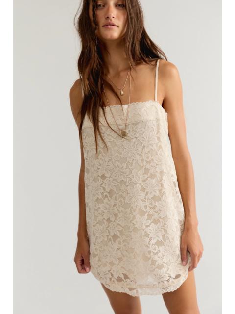 FREE PEOPLE Lace Take Me With You Mini Dress