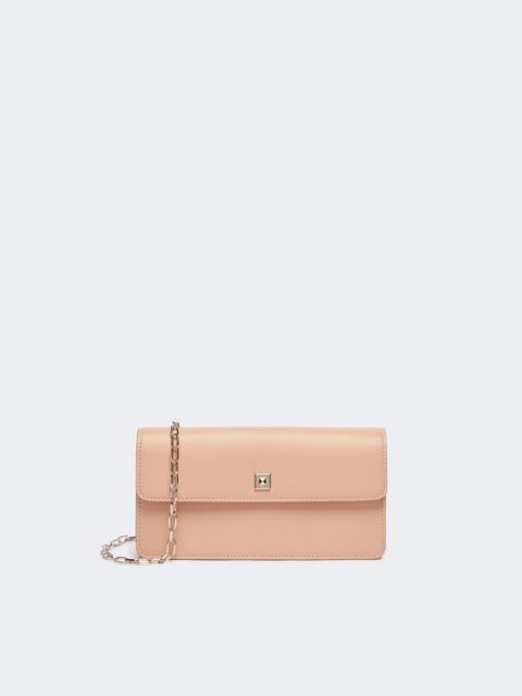 Max Mara CLUTCHY Leather phone pouch - PINK