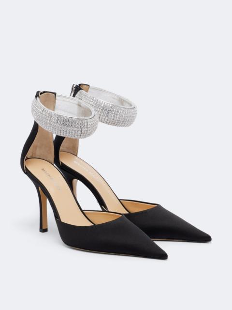 MACH & MACH She's A Lady embellished satin pumps