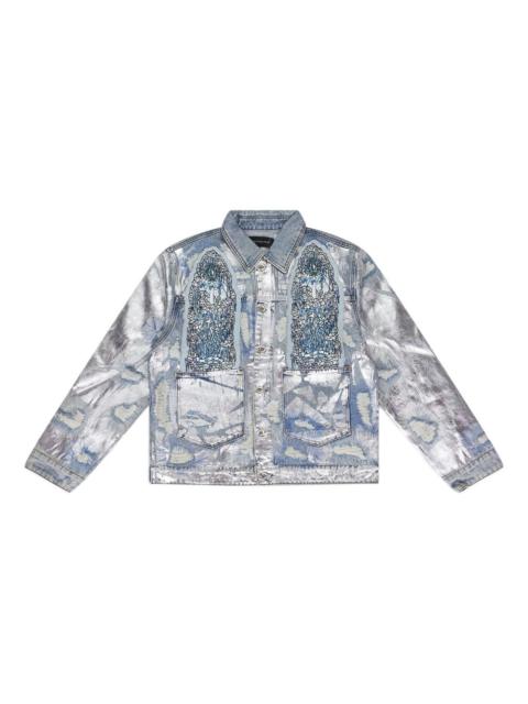 WHO DECIDES WAR Heavy Metal denim trunker jacket