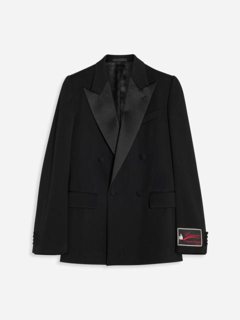 Lanvin DOUBLE-BREASTED TUXEDO JACKET WITH CONTRASTING PANELS