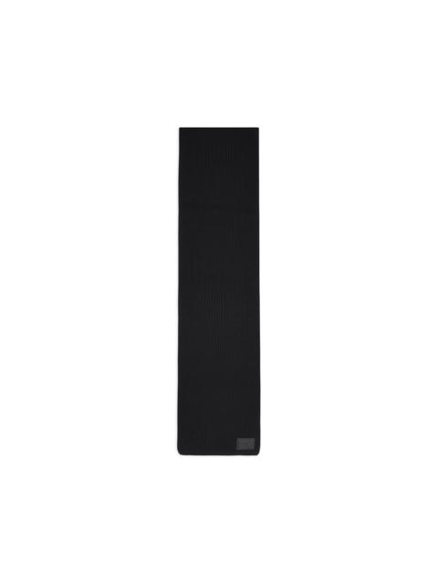 Dolce & Gabbana logo-patch ribbed scarf