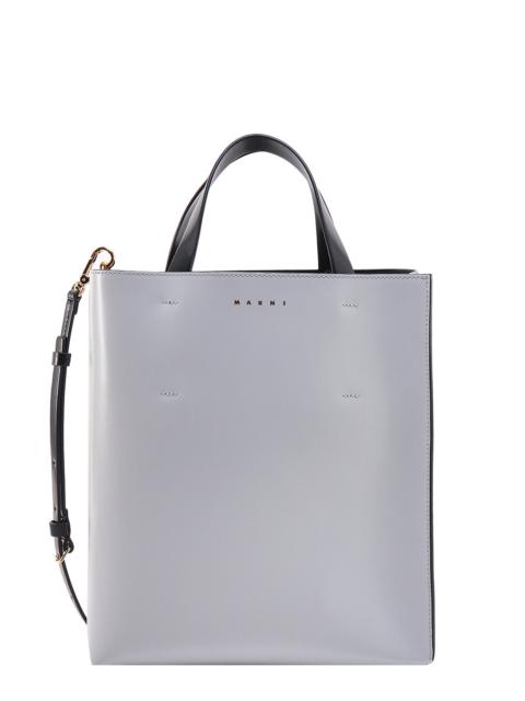 Marni Leather handbag with color-block motif