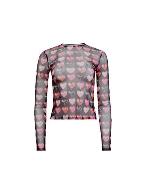 Fleur du Mal Heartbreaker Long Sleeve Top