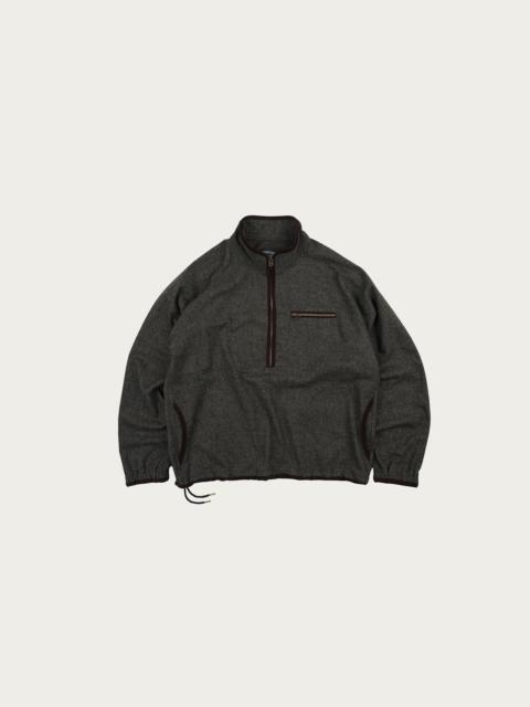 FrizmWORKS Wool Half Pullover - Forest Black