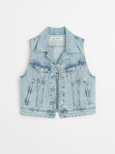 Our Legacy Mini Denim Vest Rider Wash