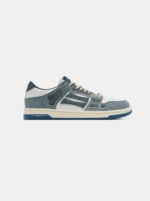 【AMIRI】男性 RAFFIA SKEL TOP LOW スニーカー AMFOSR1012-420 AMIRI RAFFIA SKEL TOP LOW | REVERSIBLE