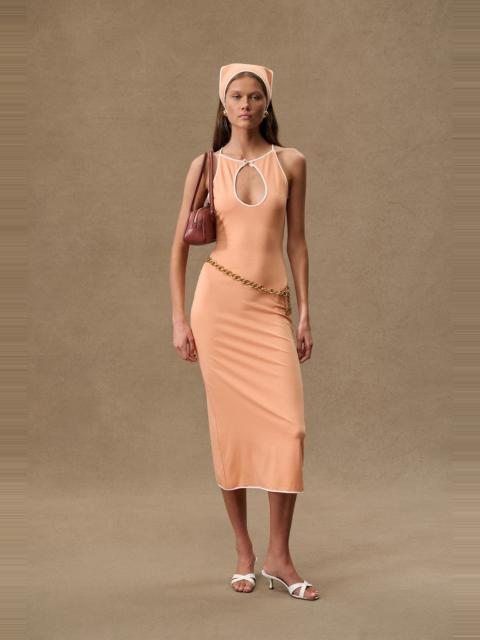 ROWEN ROSE for FWRD Sleeveless Cut-out Long Dress
