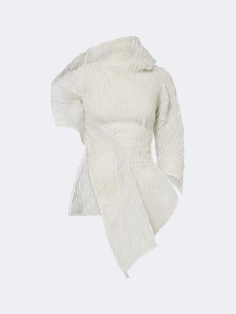 MATICEVSKI Scintilla asymmetric georgette top