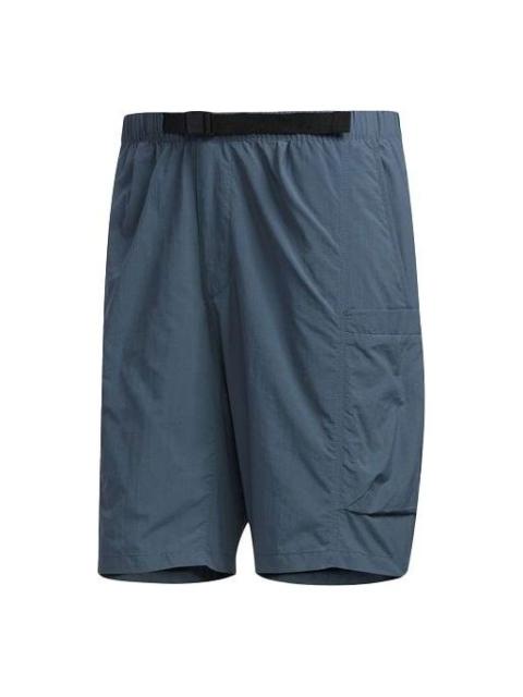 adidas adidas M Tec Wv Sho Sports Cargo Quick Dry Breathable Shorts Blue FM5403