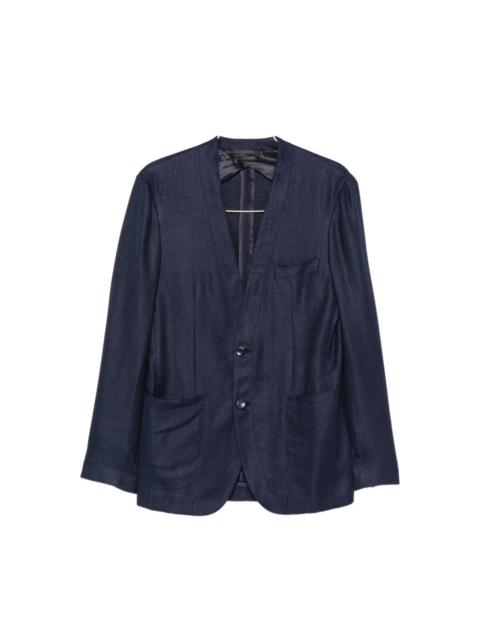 Brioni Linen and silk blend Jardigan