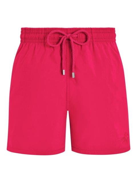 elasticated-waist swim shorts