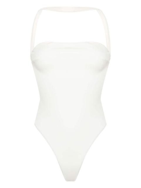 GCDS Couture halterneck swimsuit