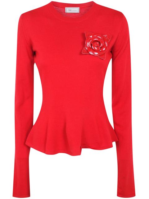 Blumarine Wool Sweater Godet