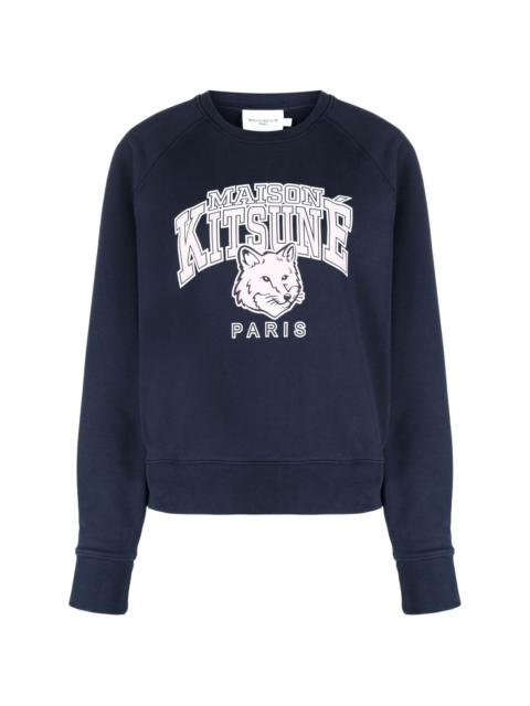 Maison Kitsuné graphic-print cotton sweatshirt