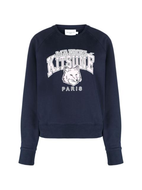 graphic-print cotton sweatshirt