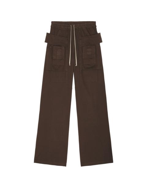 Rick Owens DRKSHDW Creatch Wide Cargo Drawstring In Black