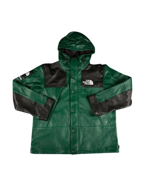 Supreme x The North Face Leather Mountain Parka 'Dark Green'