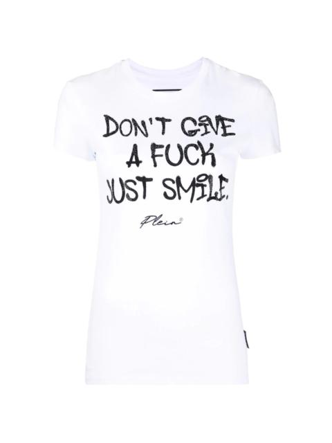 PHILIPP PLEIN Sexy Pure rhinestone-embellished T-shirt