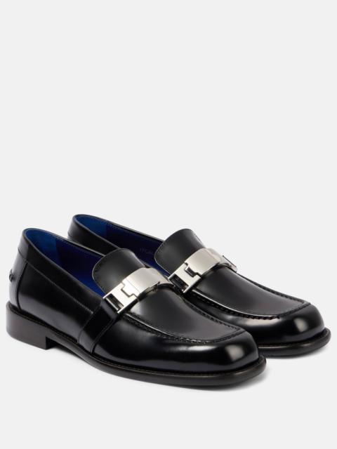 Burberry Tower leather loafers
