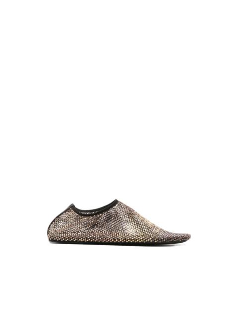 CHRISTOPHER ESBER Minette ombré crystal ballet flats