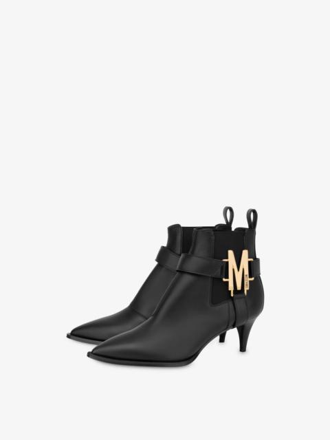 Moschino ANKLE BOOTS WITH M LOGO