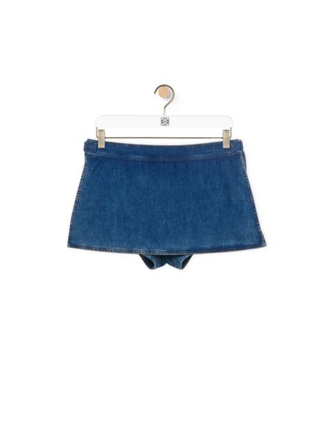 Loewe Anagram shorts in denim