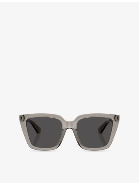 Burberry BE4473U Square-Frame Acetate Sunglasses