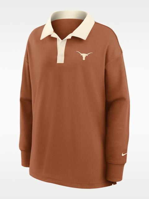 Nike Texas Academic Women's Nike Dri-FIT Oversized Long-Sleeve Polo