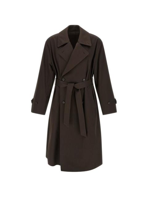 ssstein double-breasted trench coat
