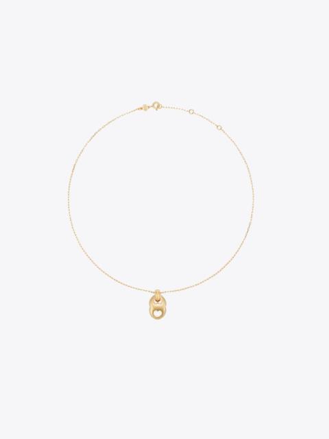 TORY BURCH Gemini Link Pendant Necklace