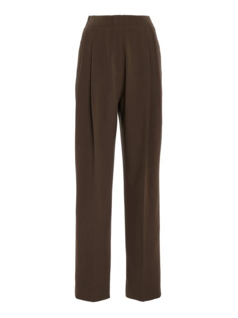 Roan High-Rise Straight-Leg Pants green