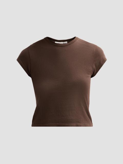 SLVRLAKE Women's Cap Sleeve Cotton T-Shirt - Norther Cedar