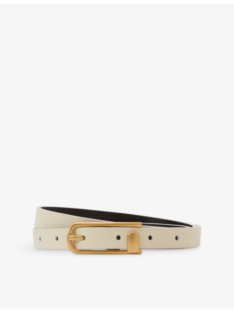 REISS Iris Half-Keeper Leather Belt