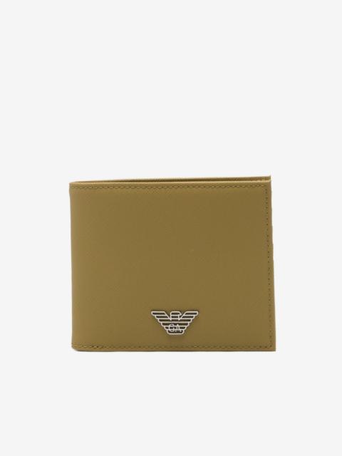 EMPORIO ARMANI logo-plaque bi-fold wallet