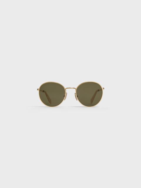 CELINE Metal Frame 06 Sunglasses in Metal with Mineral Glass Lenses