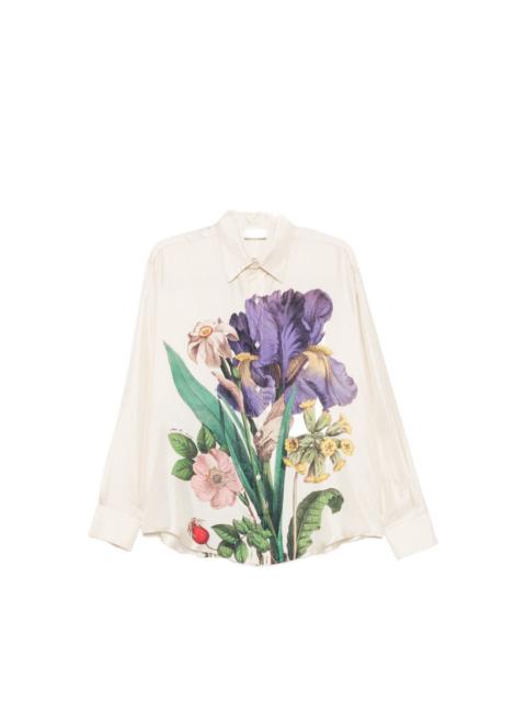 Pierre-Louis Mascia Printed silk shirt
