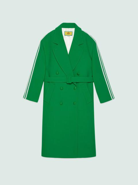 GUCCI adidas x Gucci wrap wool coat