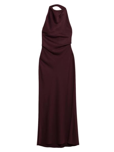 SIMKHAI Women's Reannon Draped Satin Gown - Red