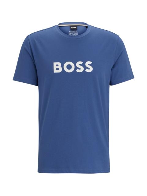 BOSS COTTON-JERSEY REGULAR-FIT T-SHIRT WITH SPF 50+ UV PROTECTION