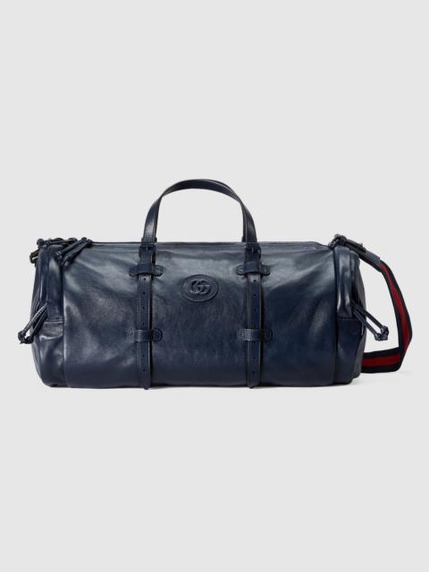 GUCCI Large duffle bag with tonal Double G