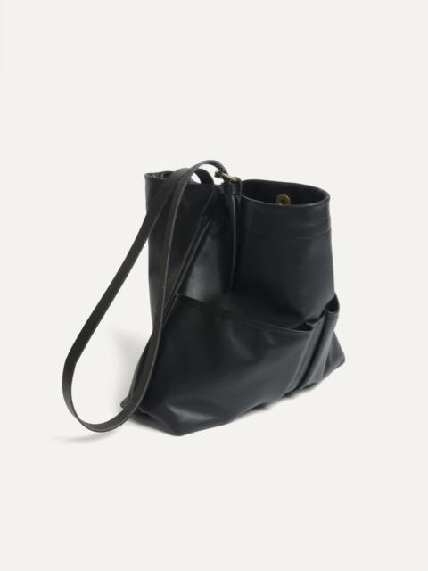 Bleu de Chauffe GOMBE POUCH - BLACK LISCIO