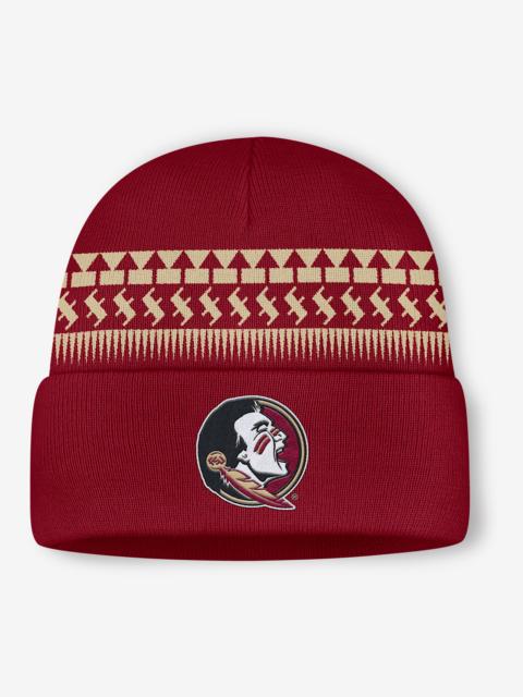 Nike Florida State Primetime Utility Campus Men's Nike College Cuffed Beanie