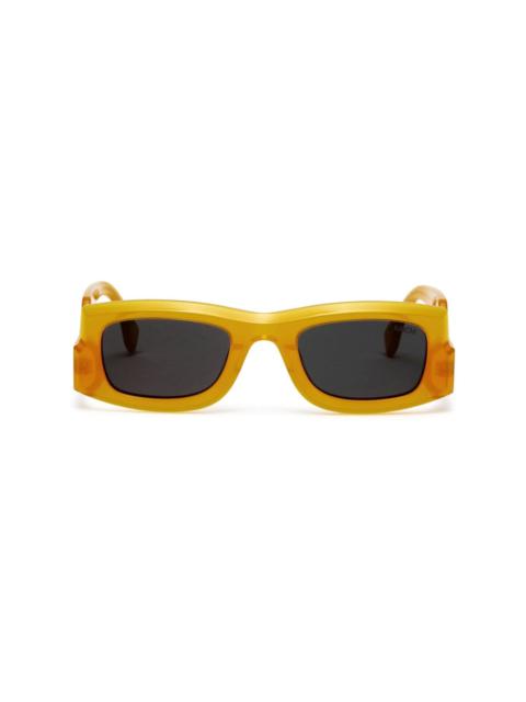 Marcelo Burlon County Of Milan Cirsium rectangle-frame sunglasses