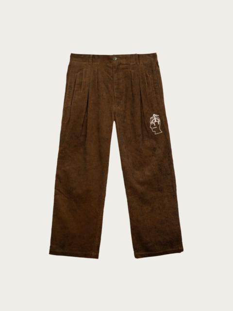BRAIN DEAD Brooks Brothers California Pleated Trouser - Brown