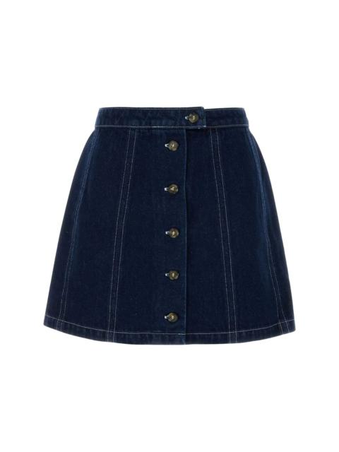 A.P.C. Pipa denim skirt