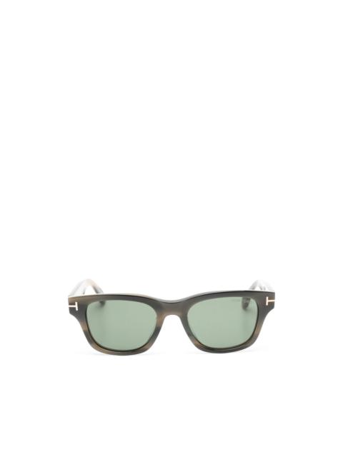 TOM FORD T-logo rectangle-frame sunglasses