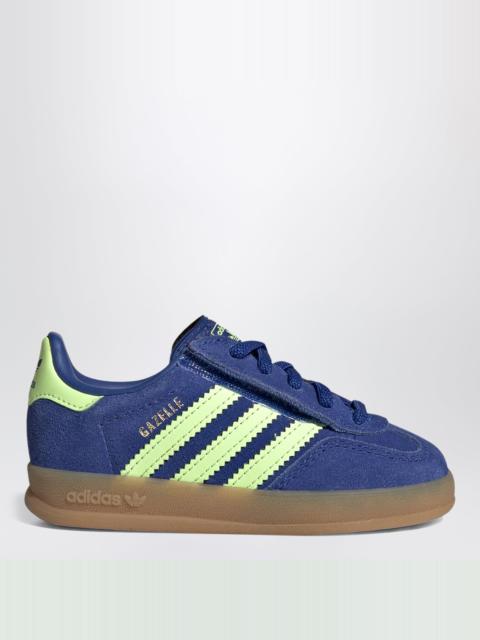adidas Originals Gazelle Indoor sneakers in Royal Blue / Green Spark / Gold Metallic